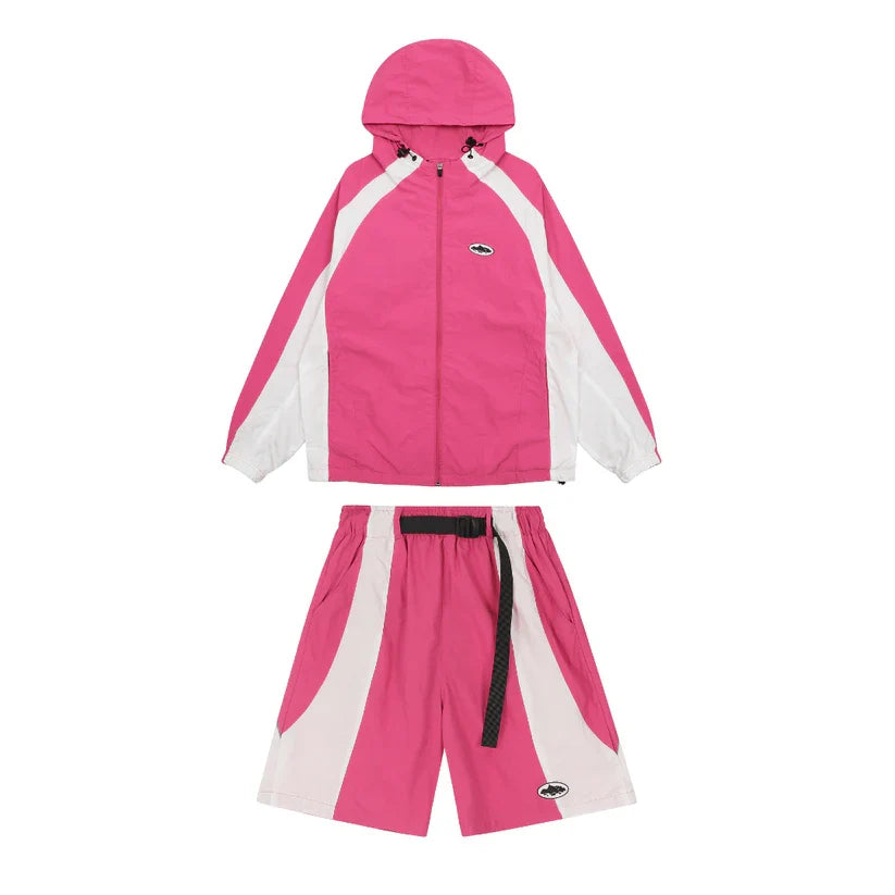 "CRTZ" Pink Windbreaker (Set oder einzeln)