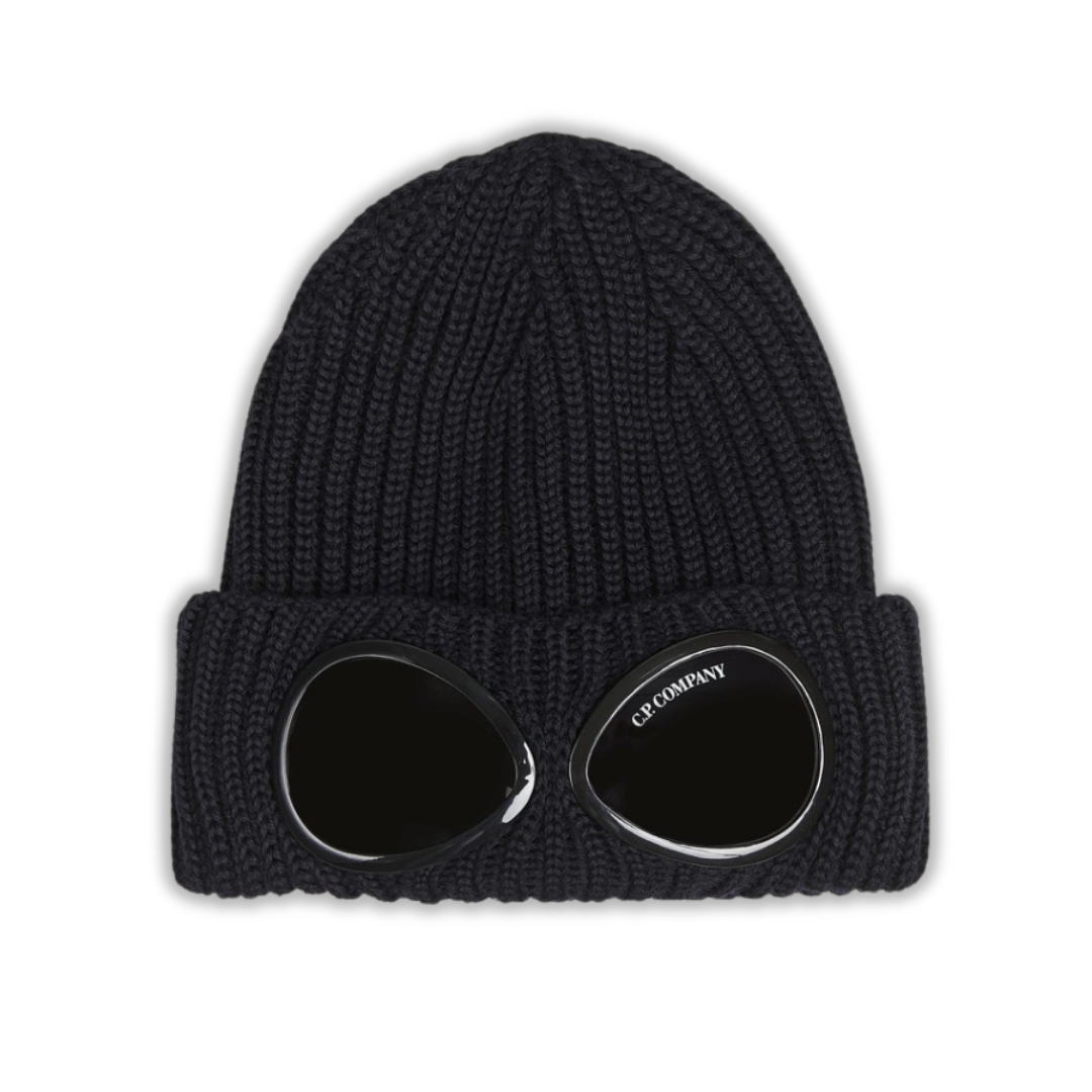 Monogram Navy Beanie