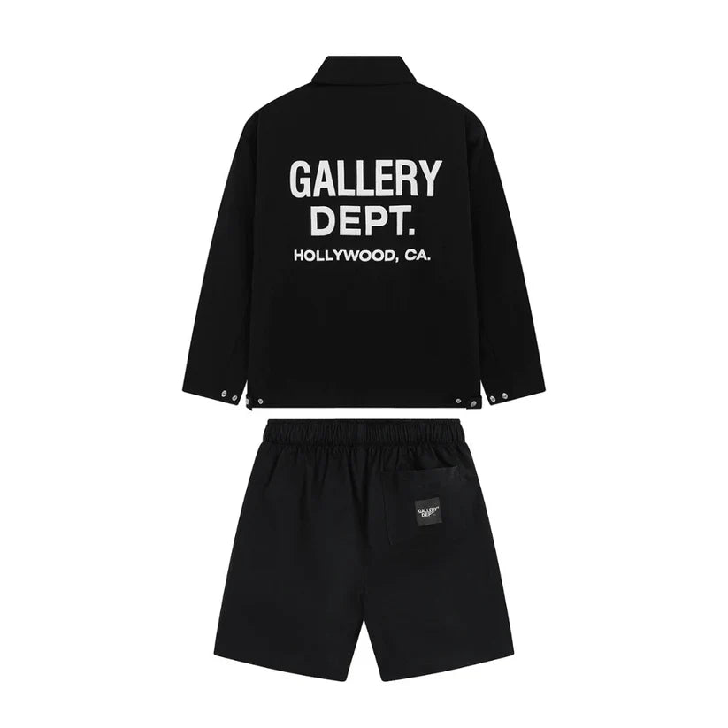 "Gallery Dpt." Short Set Black