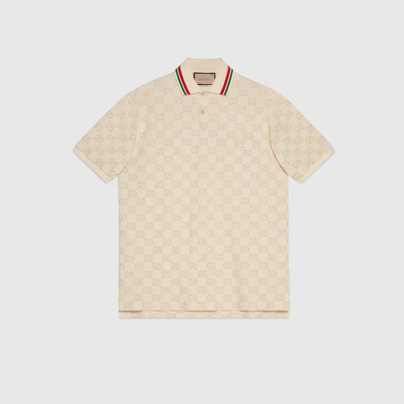 "GG" Monogram Polo Shirt