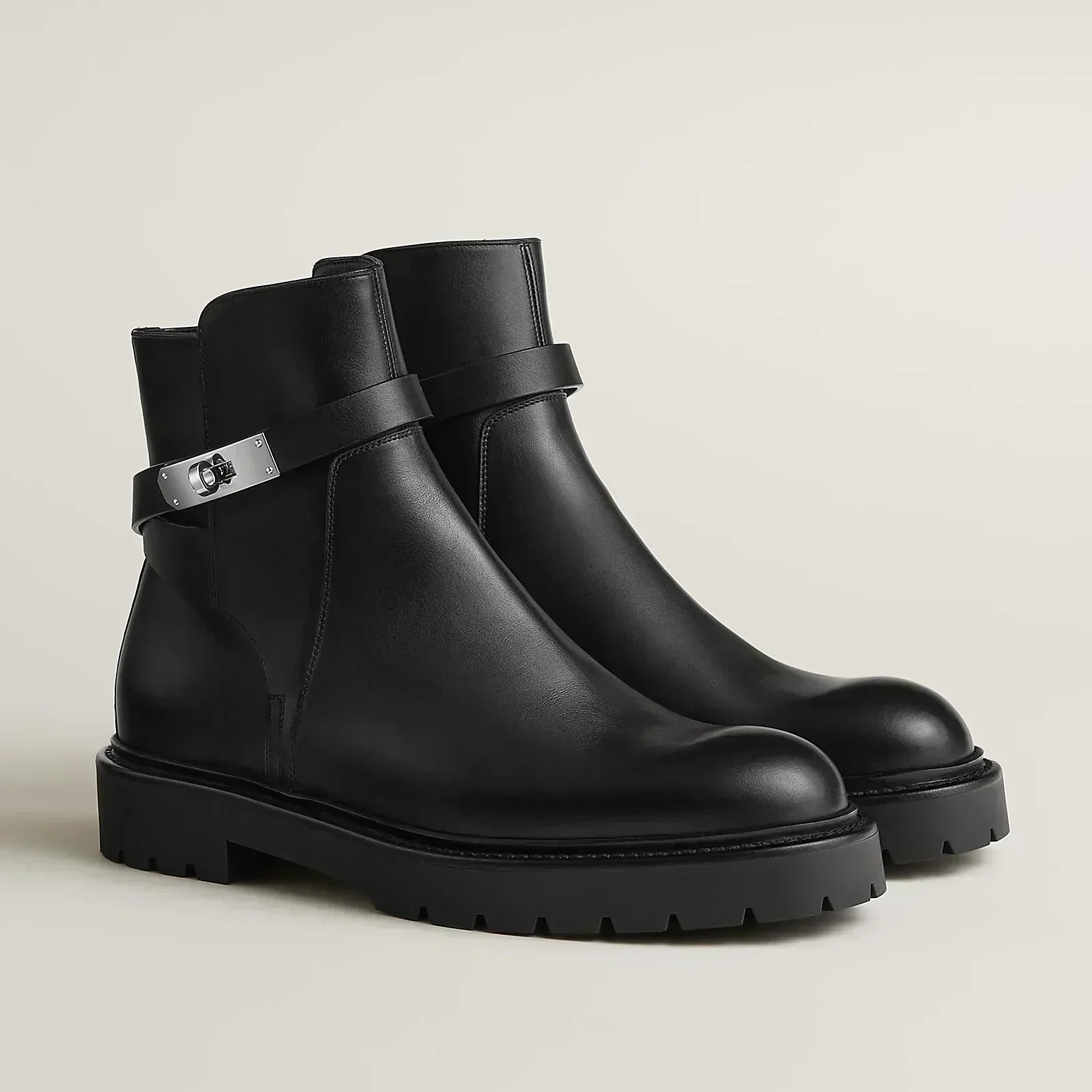SILVER LOCK BOOTS SHORT