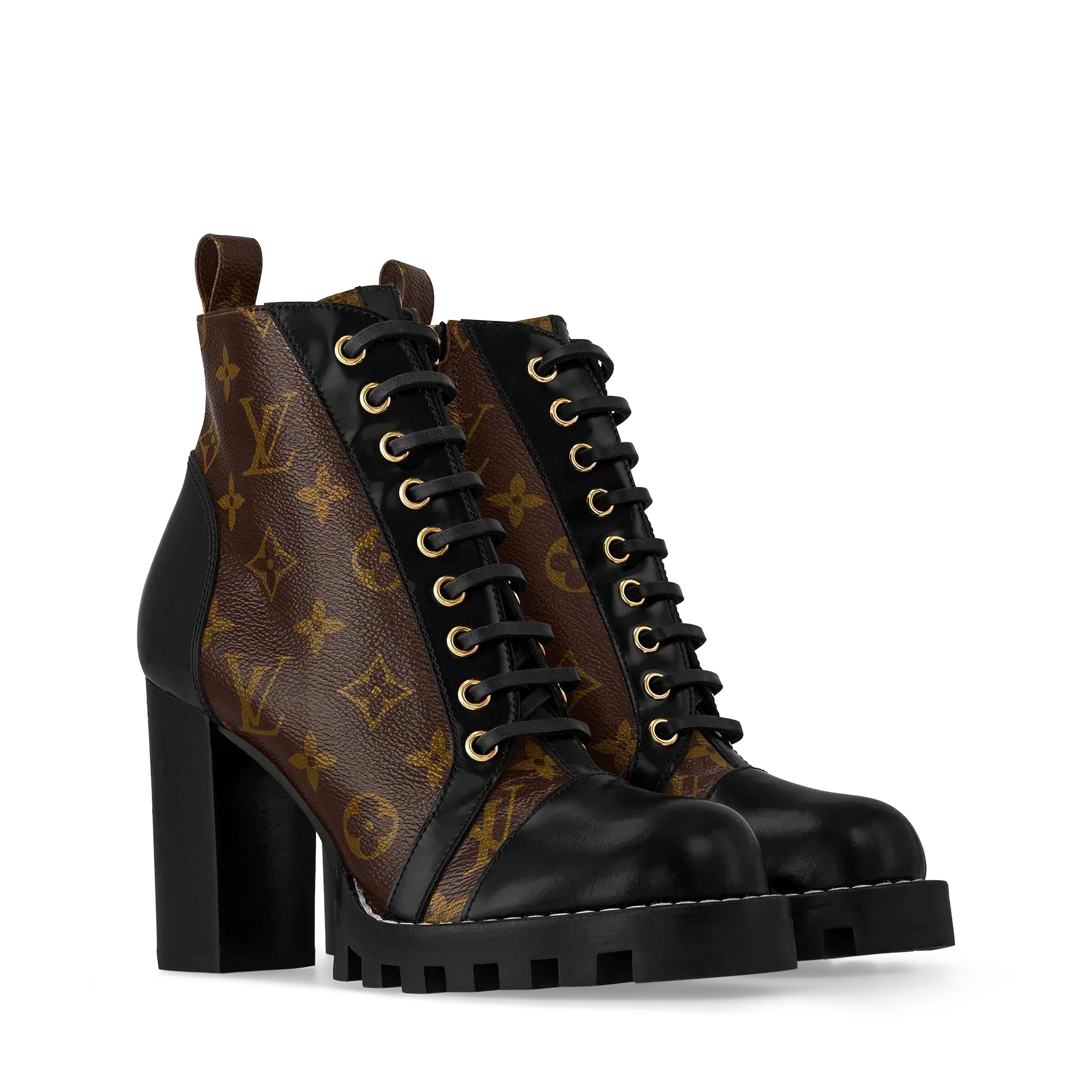 LACE UP HIGH BOOTS