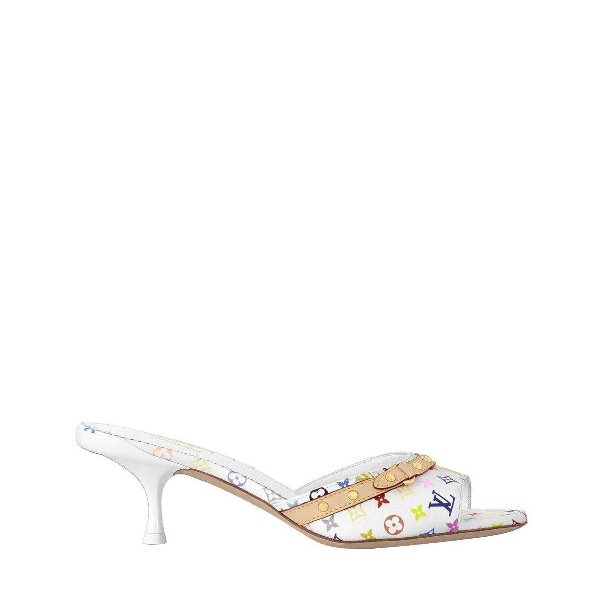 "LV" Kitten Heels