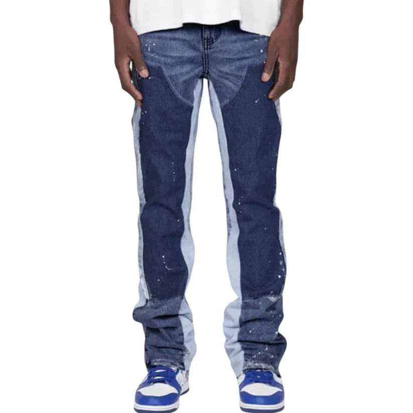 "Blue Flared Denim"