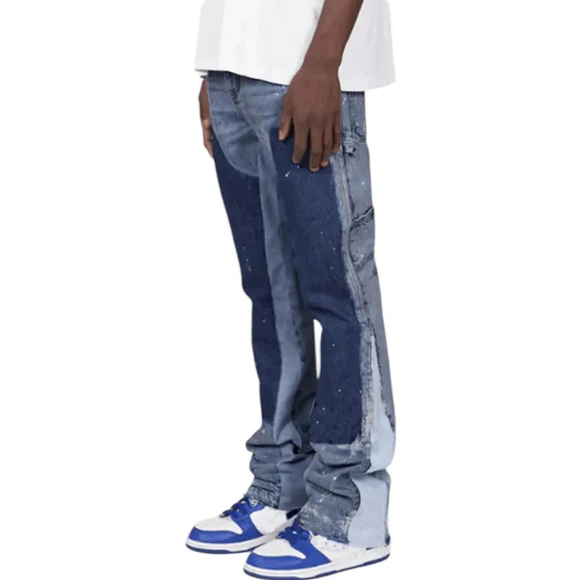 "Blue Flared Denim"