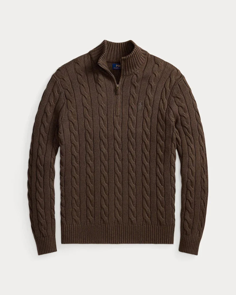 "RL" Knit Halfzip