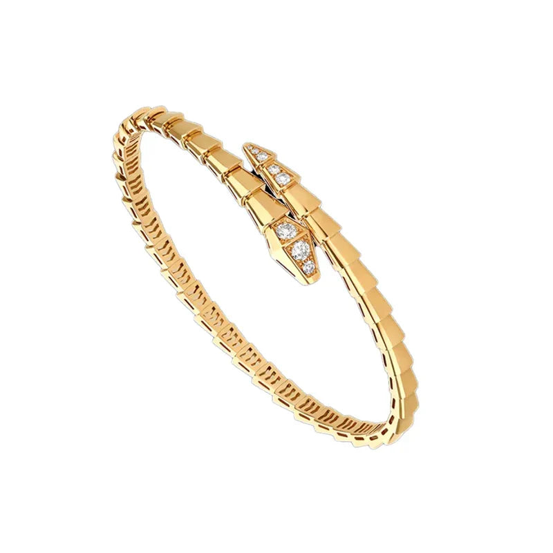 Diamond Snake Bangle