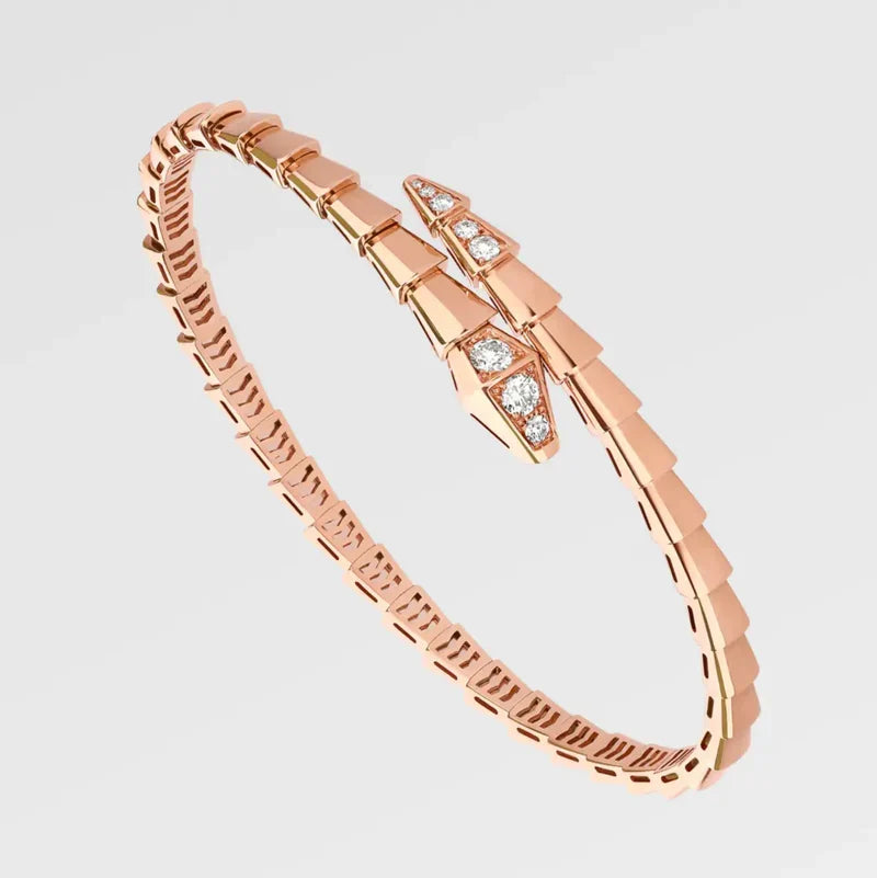 Diamond Snake Bangle