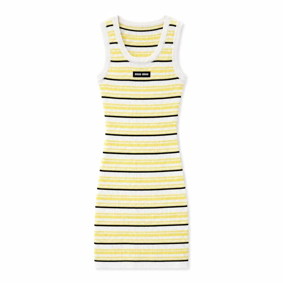 "MIU" YELLOW DRESS