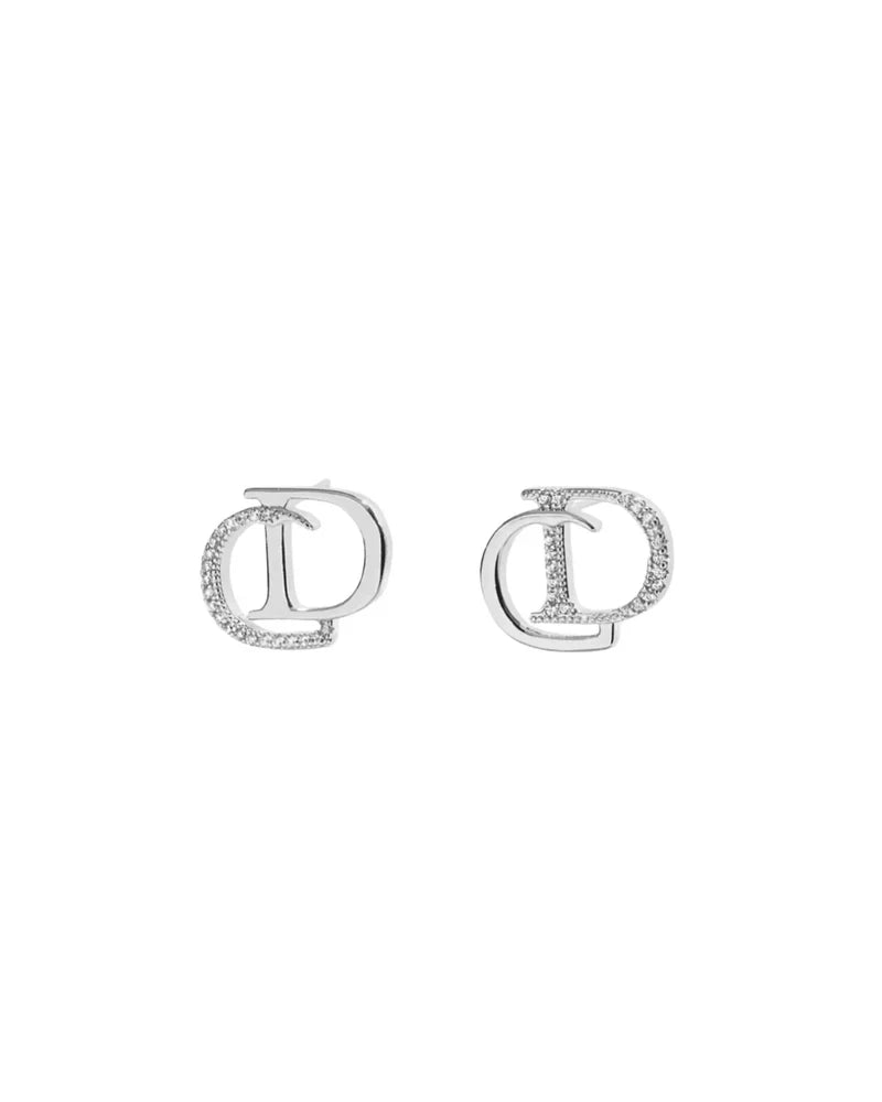 "CD" Ohrringe Silber