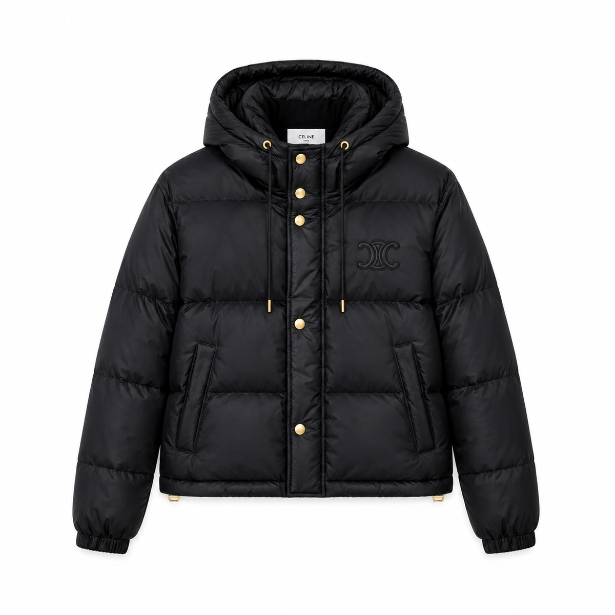 DETACHABLE COAT BLACK
