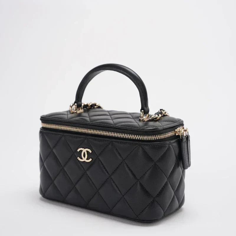 TOP HANDLE VANITY BAG - PREMIUM QUALITY