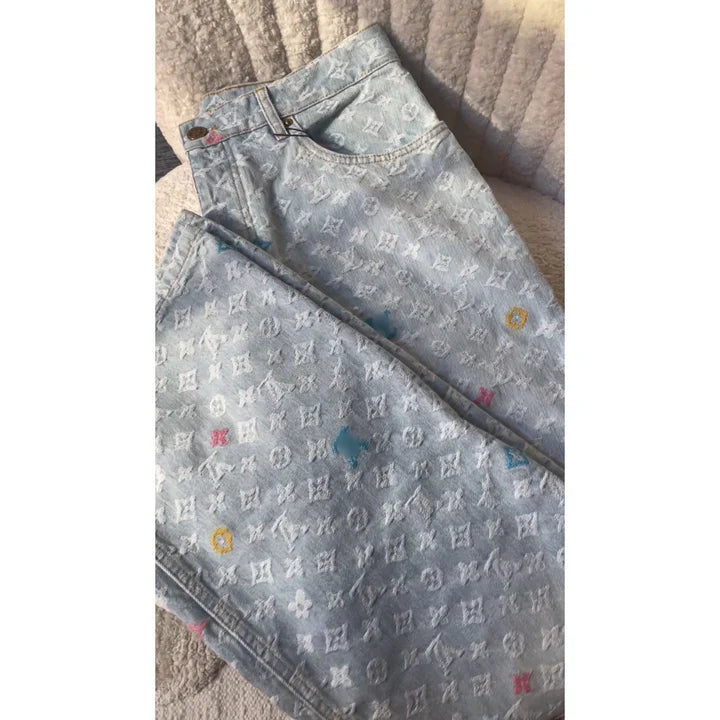 Monogram jeans