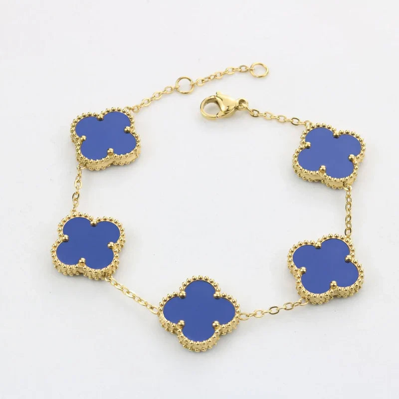 Amber Armband Blau