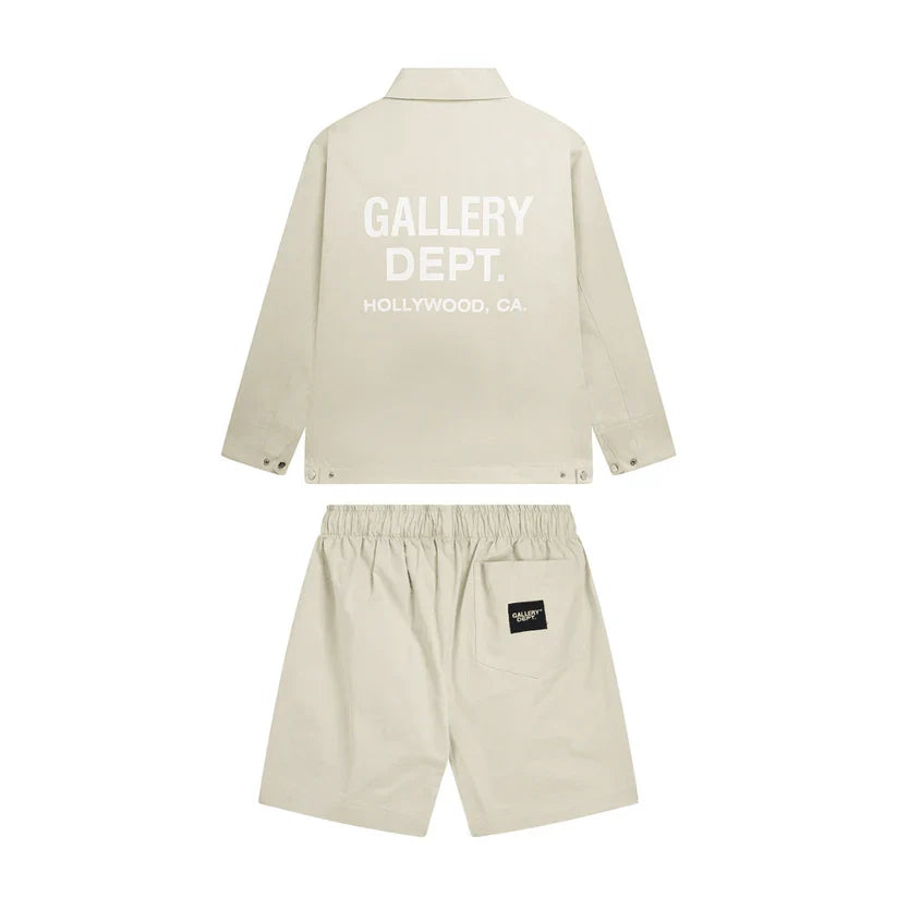 "Gallery Dpt." Short Set Beige