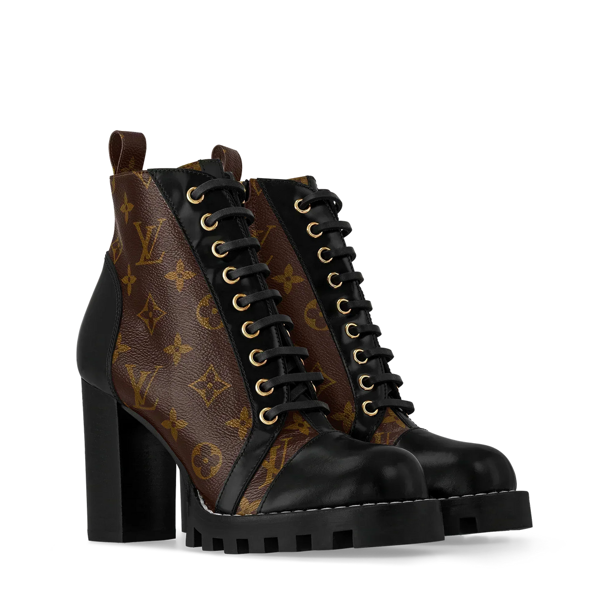 LACE UP HIGH BOOTS