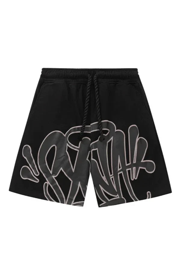 "Graffiti" Short set black