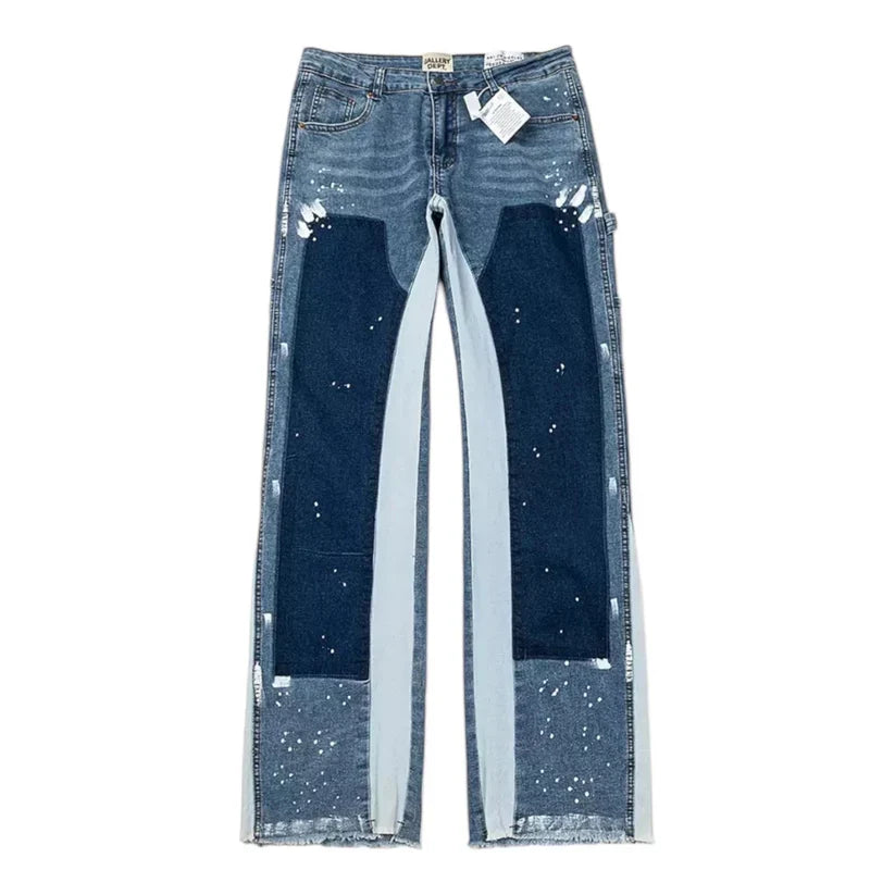 "Blue Flared Denim"