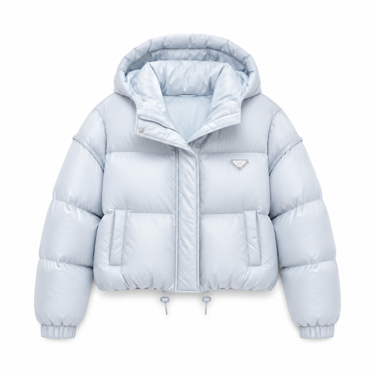 TRIANGLE LIGHT BLUE COAT