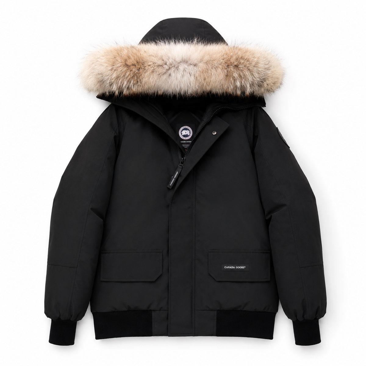FLUFFY FUR TRIM JACKET