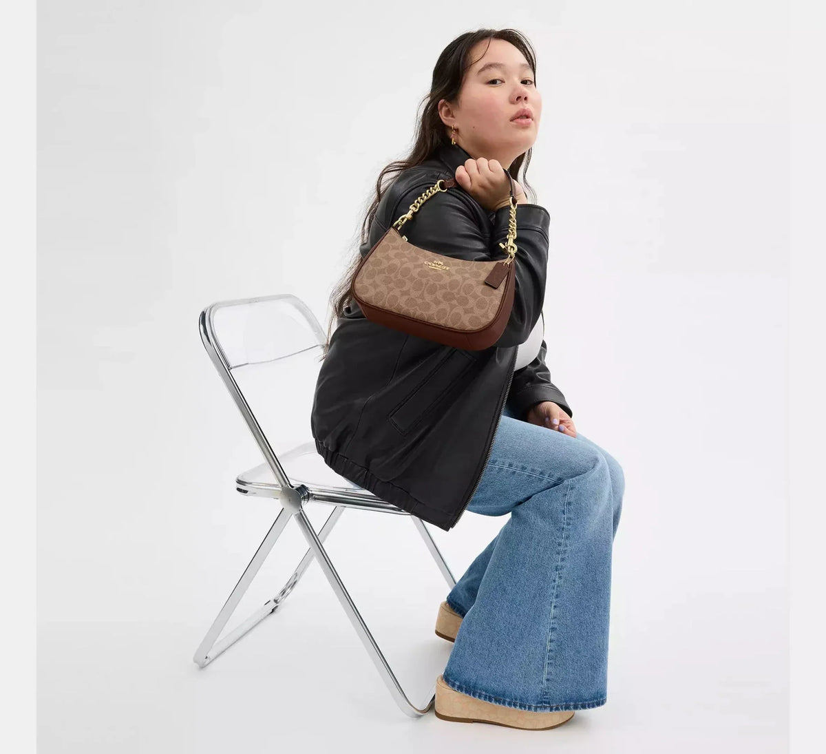 'CH' Shoulder Bag - Multicolour